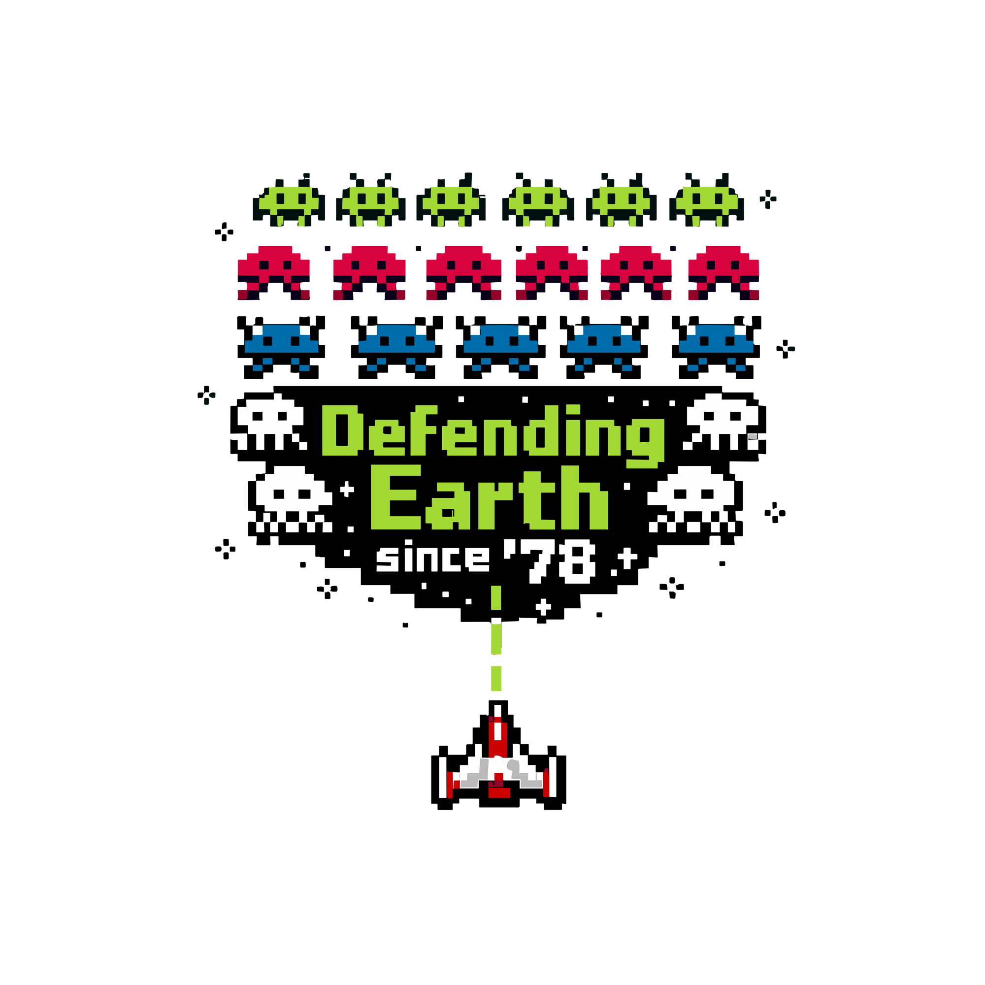 Defending Earth Since 78 - Space Invaders (Unisex Classic T-shirt)