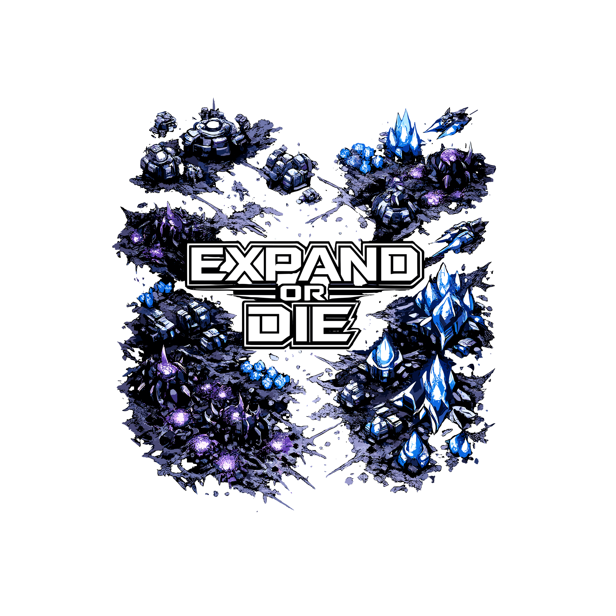 Expand Or Die - StarCraft (Unisex Classic T-shirt)
