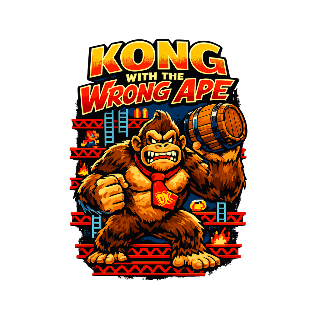 Kong with the Wrong Ape - Donkey Kong (Unisex Classic T-shirt)