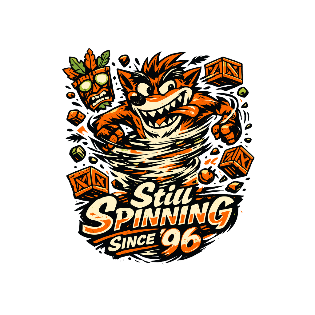 Still Spinning Since 96 - Crash Bandicoot (Unisex Classic T-shirt)