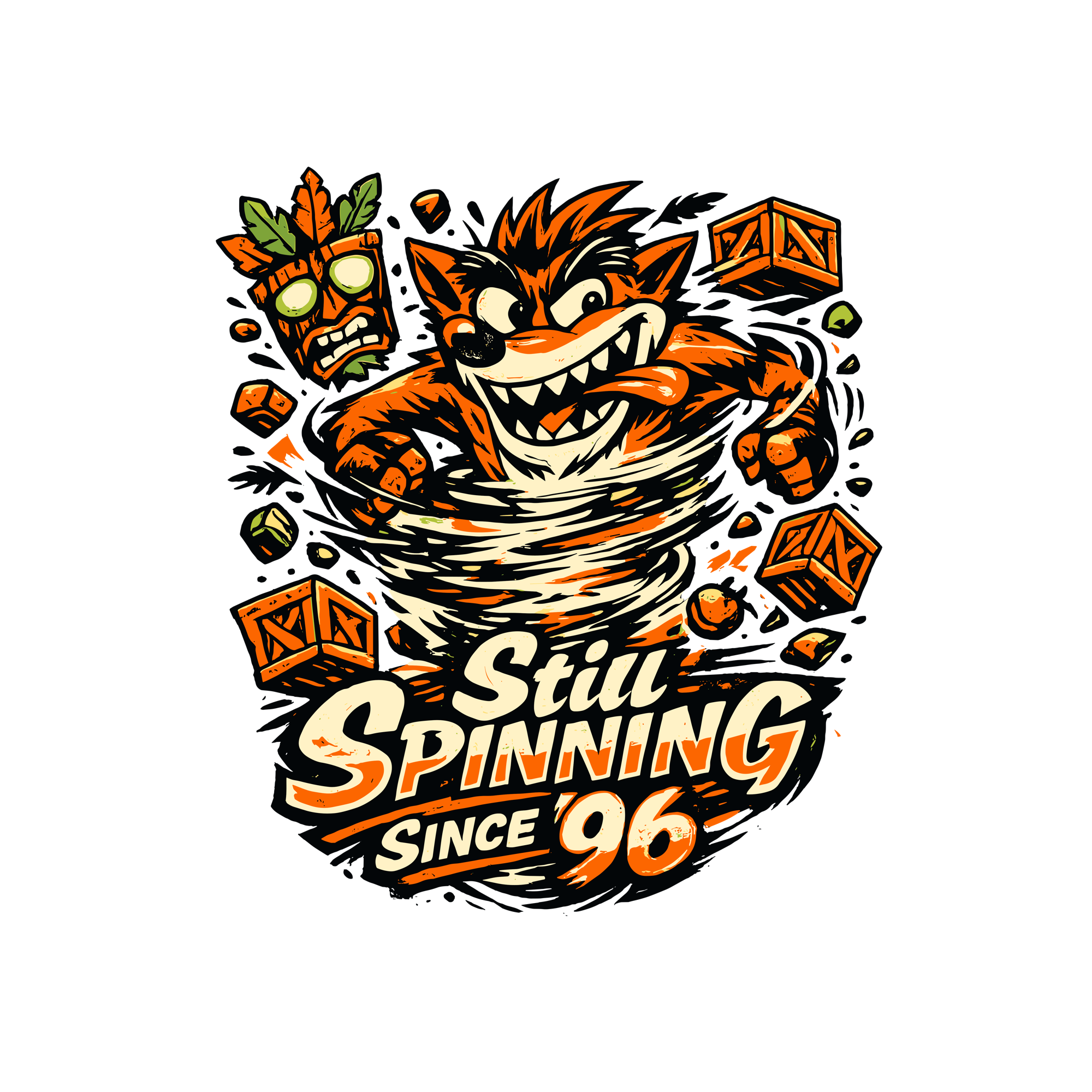 Still Spinning Since 96 - Crash Bandicoot (Unisex Classic T-shirt)